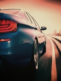 BMW F10 на повроте обои