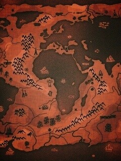 Карта мира наоборот обои