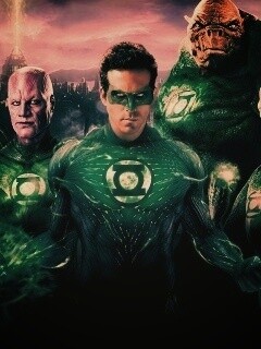 Зелёные фонари обои