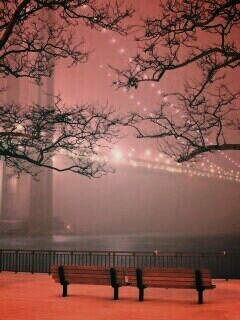 Вечер в Нью-Йорке обои