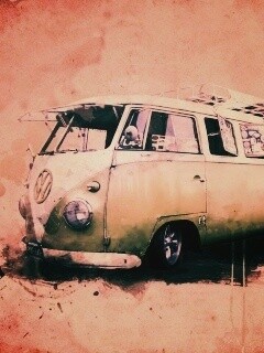 Фольксваген 56 года - лучший фургон для путешествий обои