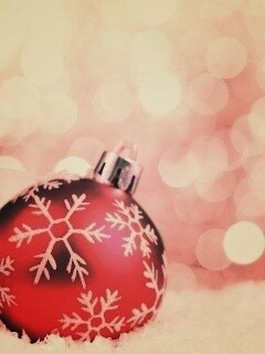 Новогодние игрушки обои