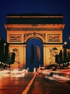 Арка на елисейских полях обои