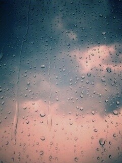 Капли на стекле обои