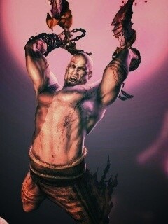 Кратос против монстра обои