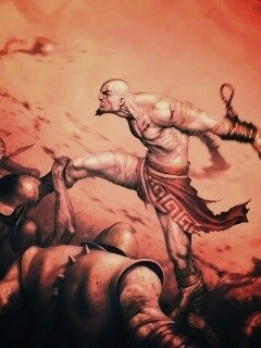 Бог войны обои