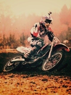 Зрелищное ралли на мотоциклах обои