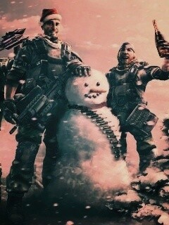 Новый год в шутере обои