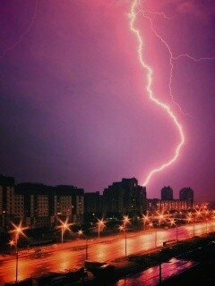 Молния обои