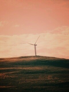 Ветряки в поле обои