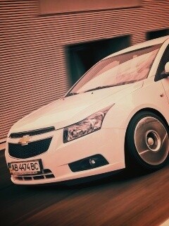 Chevrolet Круз белый седан обои
