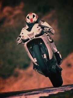 Спортбайк на козле обои