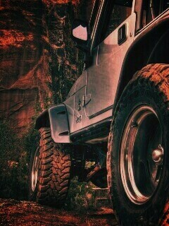 Jeep на бездорожье обои