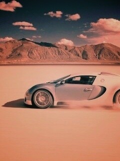 Бугатти в долине обои