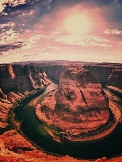 Каньон летом обои