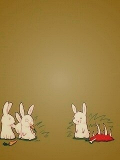 Заяц-каннибал обои