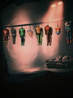 Пещера супергероев обои