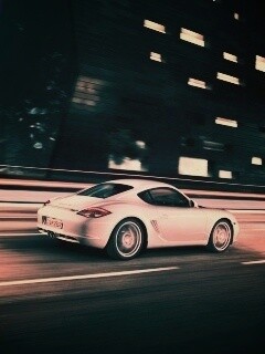 Porsche на трассе обои