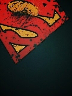 Потертый знак Супермена обои