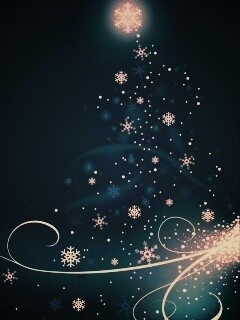 Волшебная елка обои