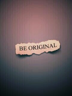 Будь оригинален обои