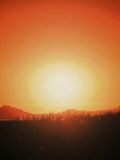 Сельский закат обои