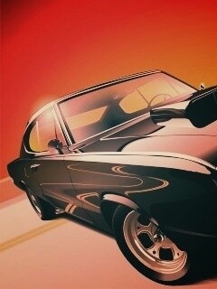 Векторный мускулкар обои