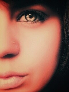 Лицо крупным планом обои