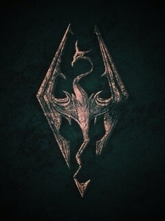 Логотип Skyrim обои