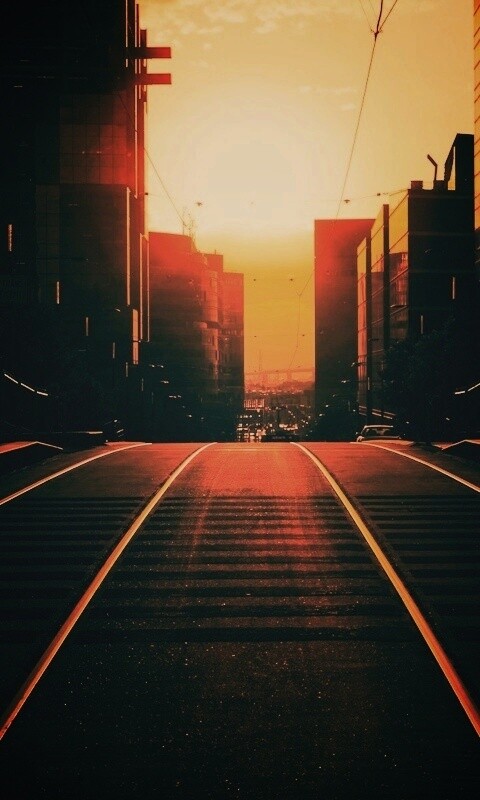 Трамвайные пути обои