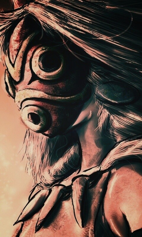 Страшная маска обои