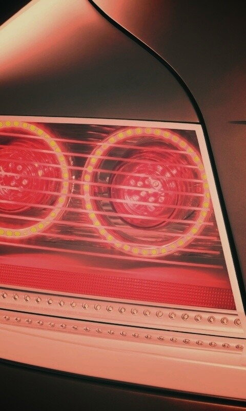 Горящие задние фары обои