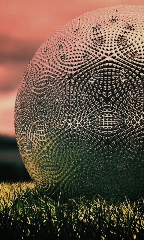 Металлический мяч для гольфа обои