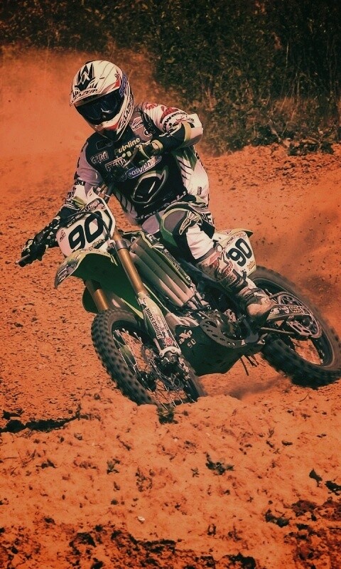 На мототреке обои