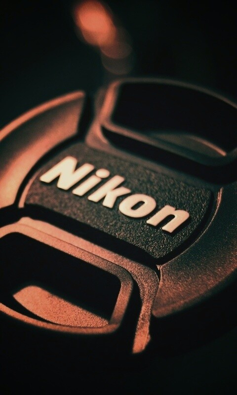 Крышечка от объектива Nikon обои