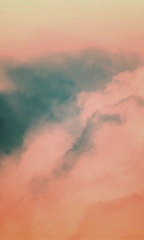 Облака акварелью обои
