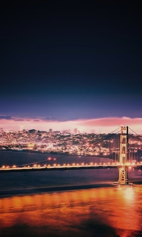 Ночной Нью-Йорк обои