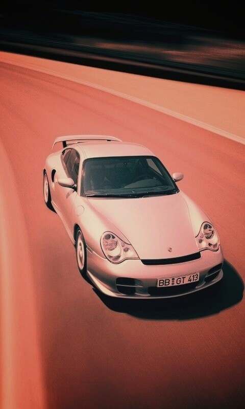 Порше на треке обои