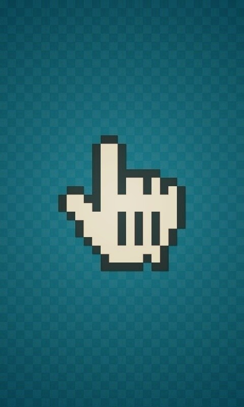 Курсор на синем фоне обои