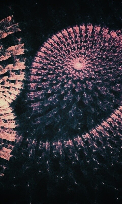 Светящаяся абстракция обои