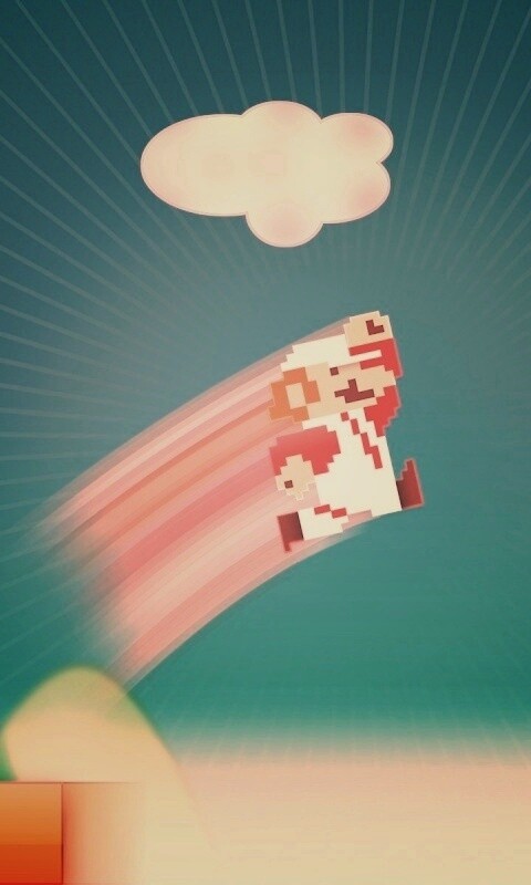 Прыжок Марио обои