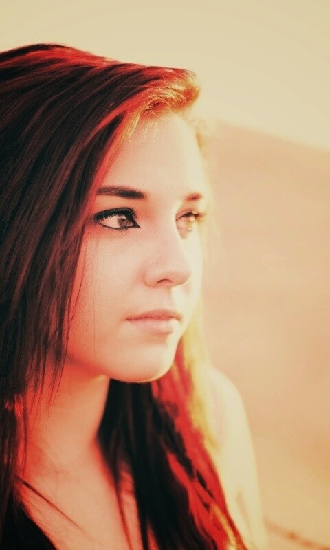 Рыженькая обои