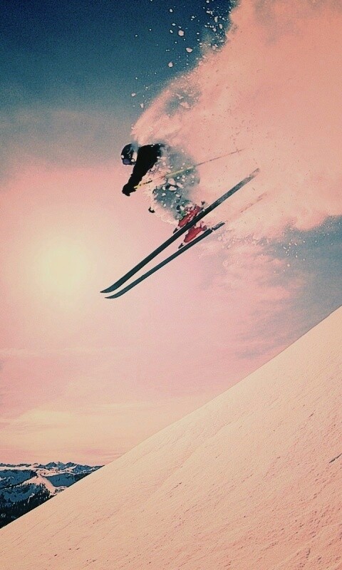 Горнолыжник обои