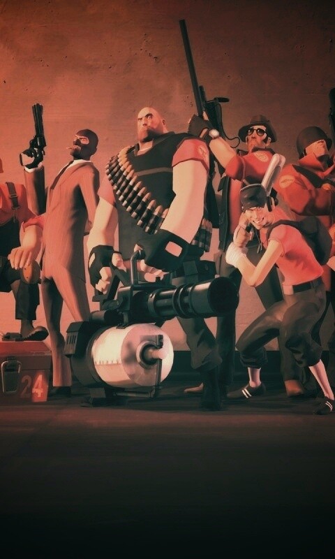 Герои игры Team Fortress 2 обои
