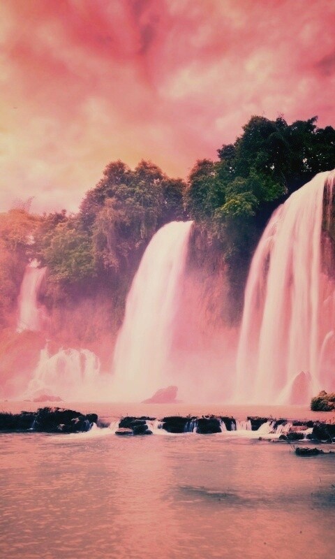 Водопады в джунглях обои