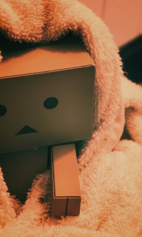 Yotsubato Danbo в полотенце обои