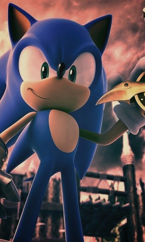 Соник с мечем обои