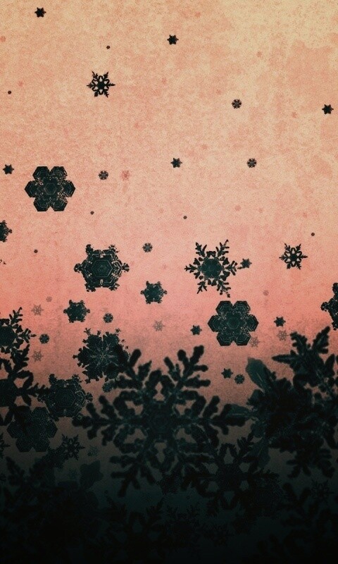 Черный снег обои