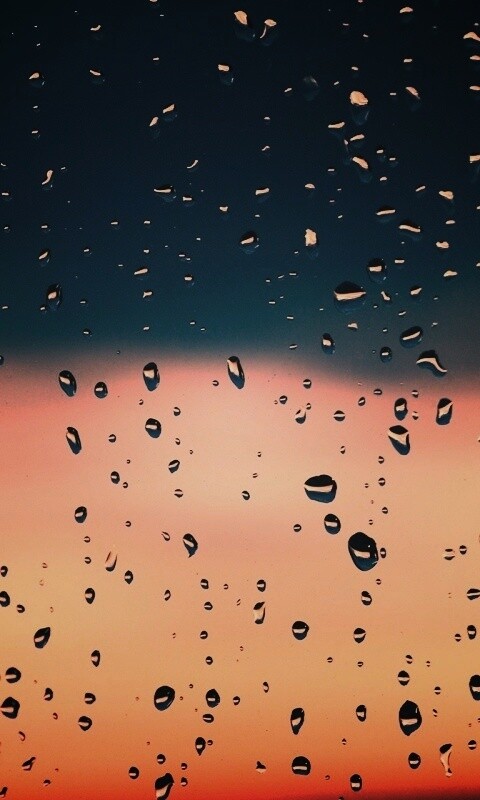 Капли на стекле обои