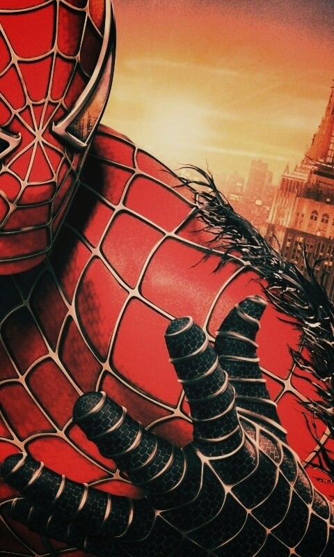 Черный человек-паук обои